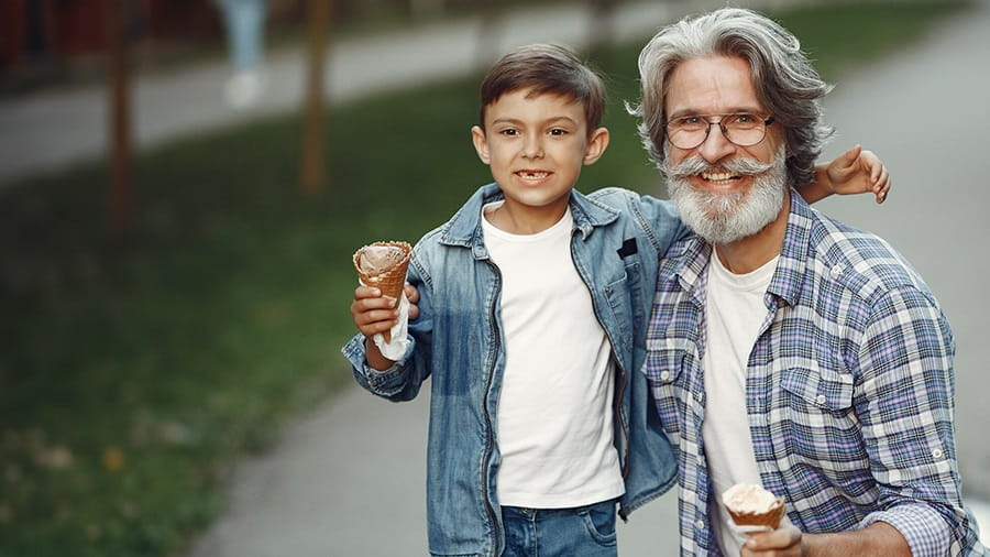 Father and son